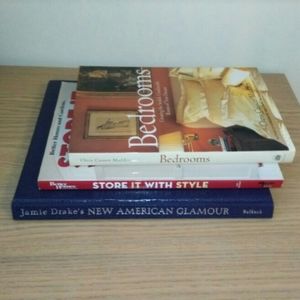 Set of 3 interior design books